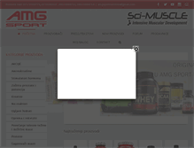 Tablet Screenshot of amgsport.net